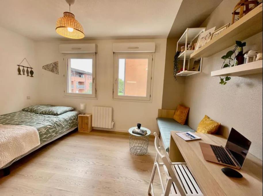 Studio Orchidee - Metro Arenes - Hopital A 5 Mn Apartment Toulouse Exterior photo